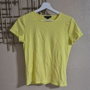 Ralph Lauren Lemon Yellow Short Sleeve Crew Tee
